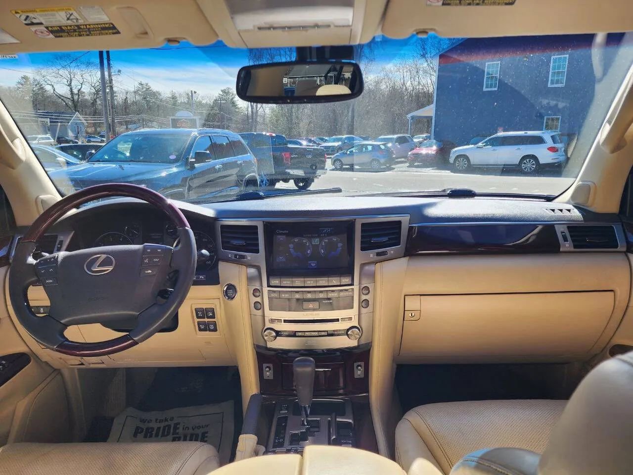 Used 2013 Lexus LX 570 LX 570 Sport Utility 4D w/ Luxury Pkg w/Pre-crash image 22