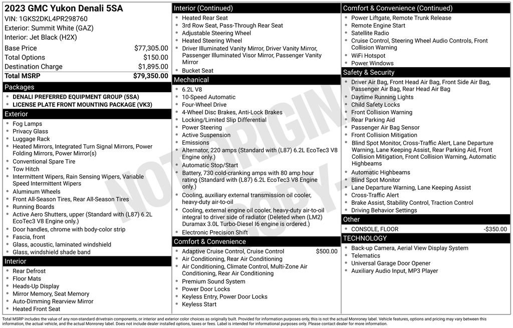 Certified 2023 GMC Yukon Denali image 4