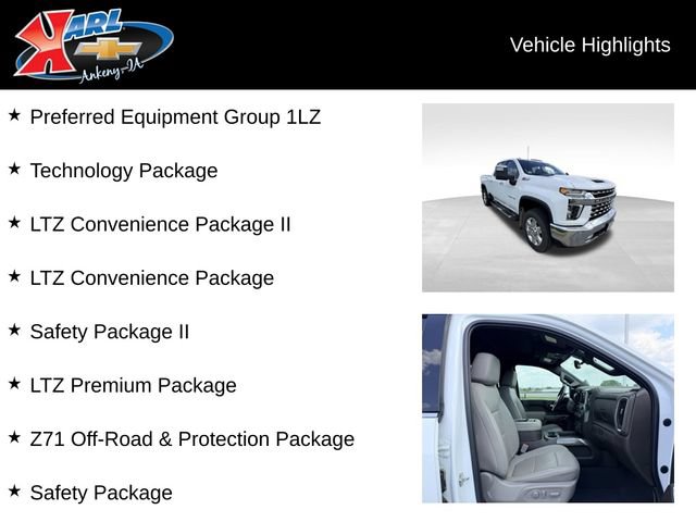 Used 2021 Chevrolet Silverado 2500 LTZ w/ LTZ Premium Package AWD/4WD image 2