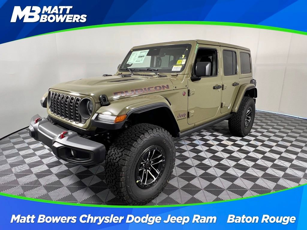 New 2025 Jeep Wrangler Unlimited Rubicon w/ XTREMEE 35" Tire Package