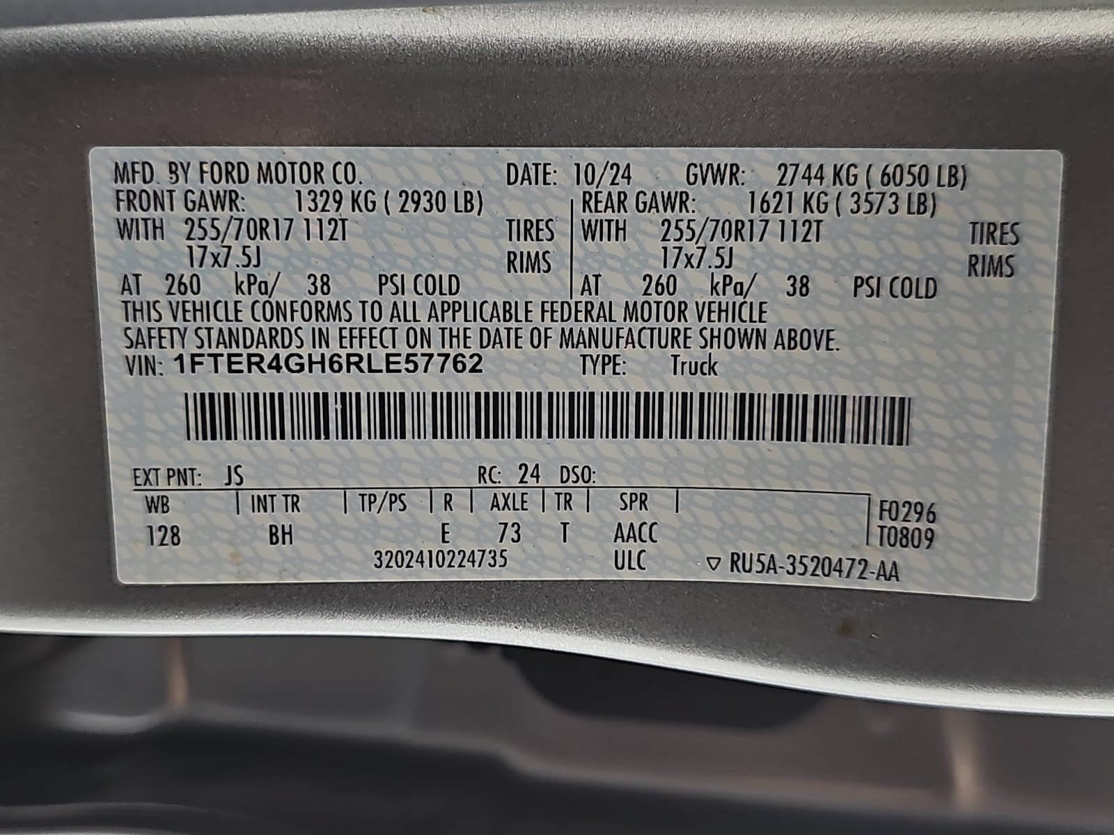 Used 2024 Ford Ranger XLT w/ Equipment Group 301A High RWD image 31