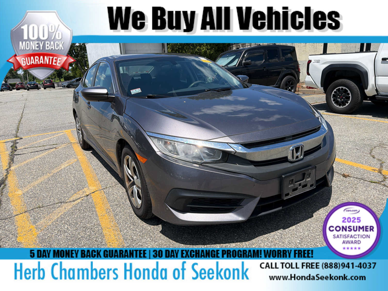 Used 2016 Honda Civic LX image 1