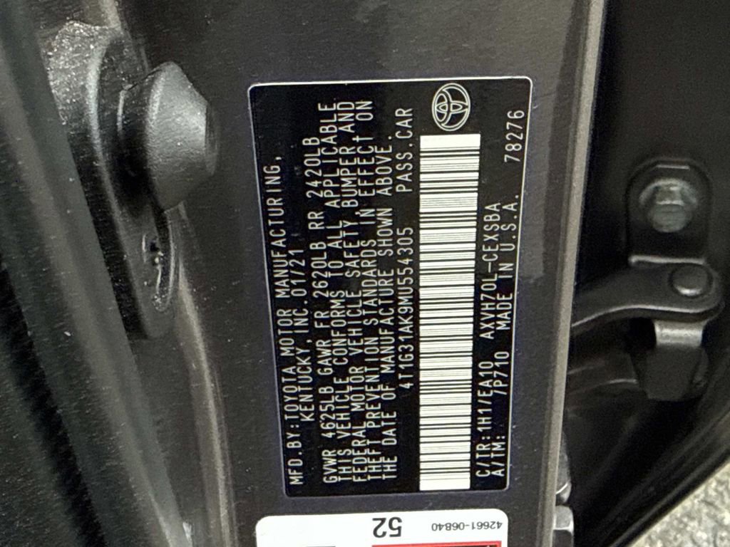Used 2021 Toyota Camry SE FWD image 26