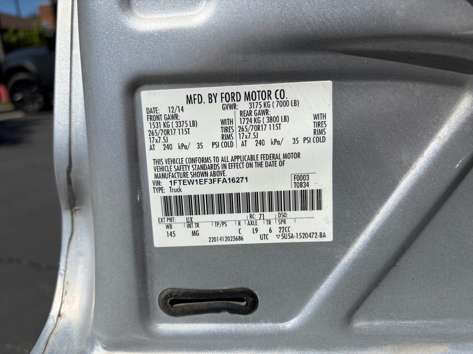 Used 2015 Ford F150 XLT w/ Equipment Group 301A Mid AWD/4WD image 32