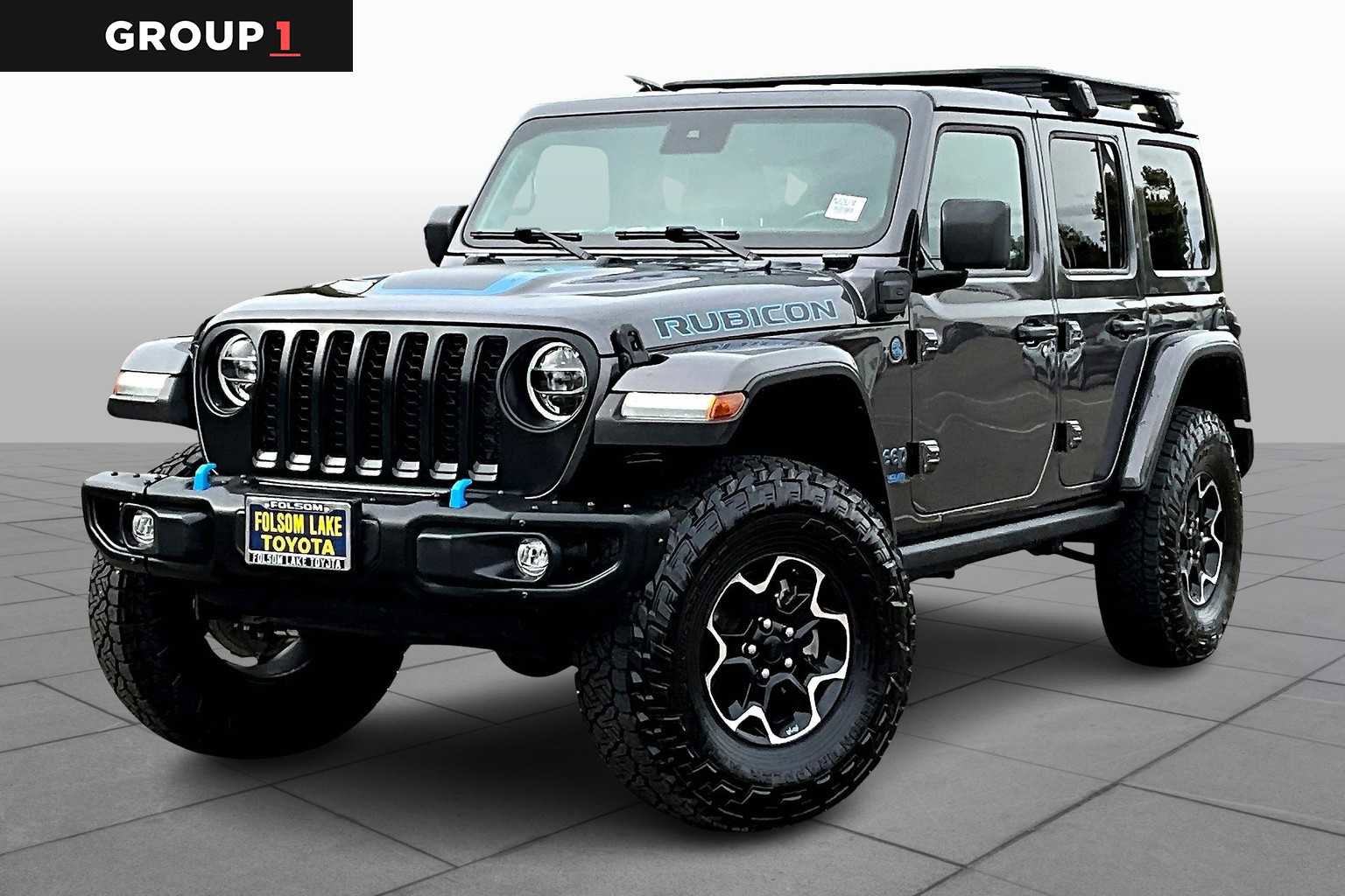 Used 2021 Jeep Wrangler Unlimited Rubicon 4xe w/ Steel Bumper Group