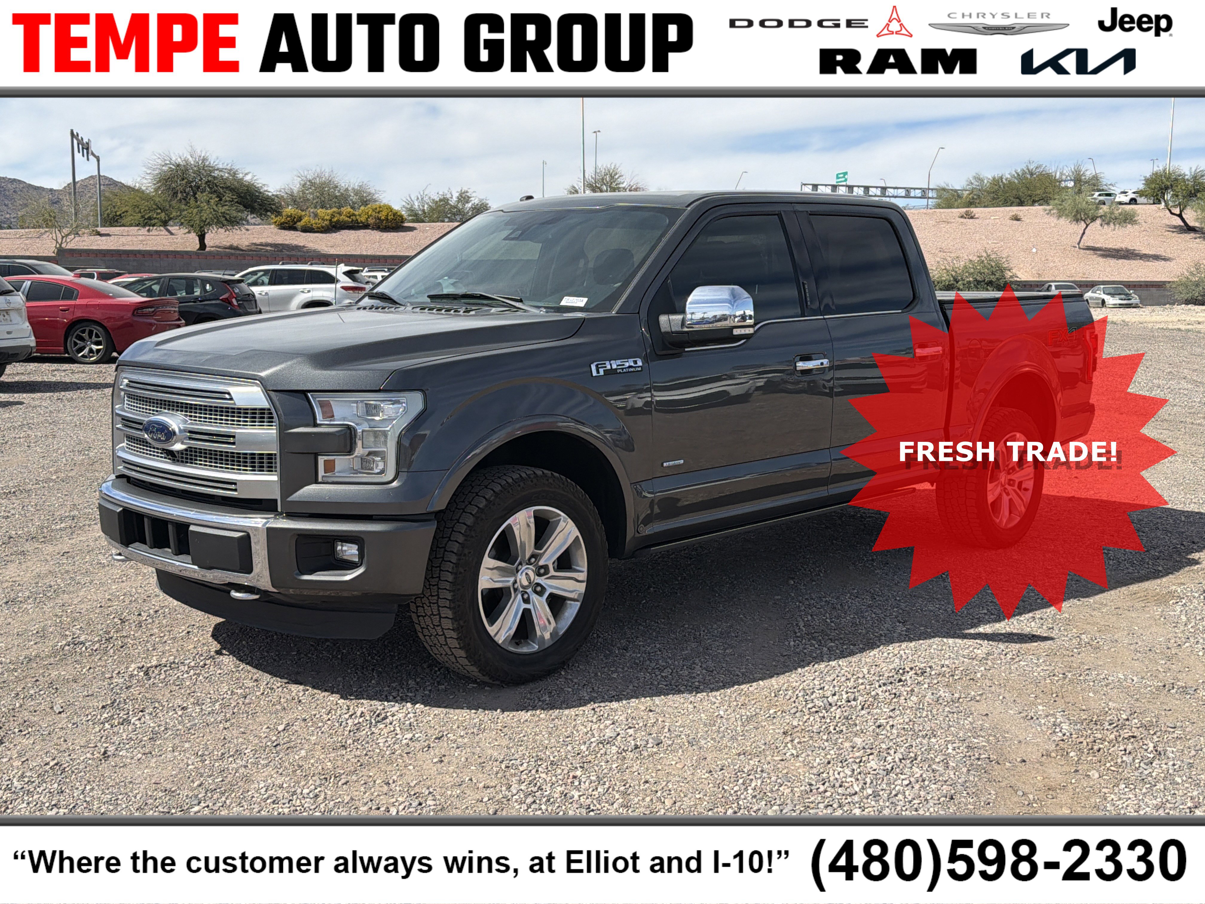 Used 2016 Ford F150 Platinum w/ Equipment Group 701A Luxury