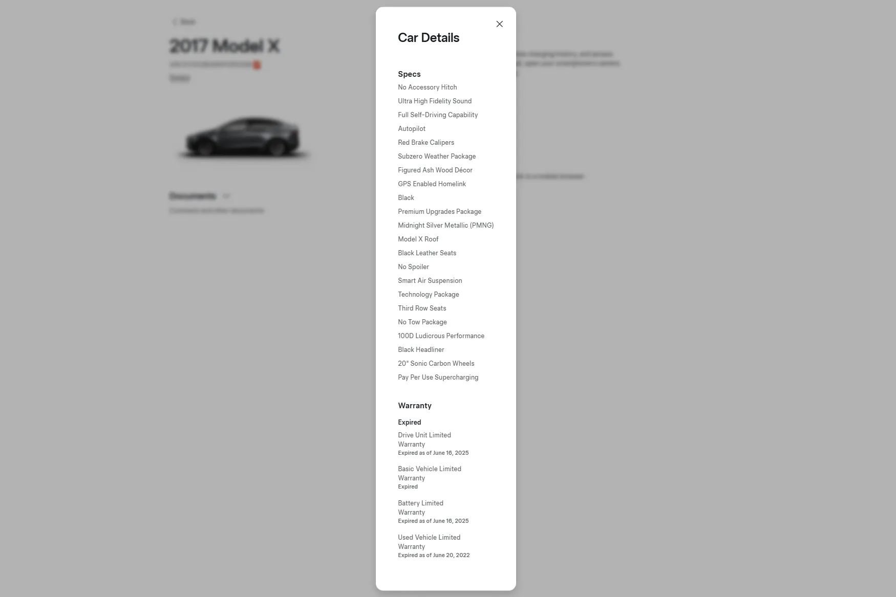 Used 2017 Tesla Model X P100D AWD/4WD image 5
