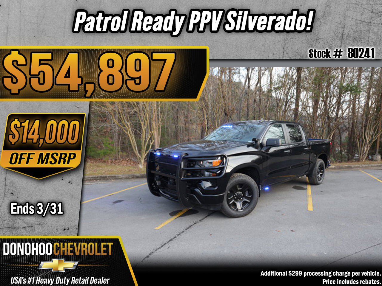 New 2025 Chevrolet Silverado 1500 W/T w/ Police Pursuit Package