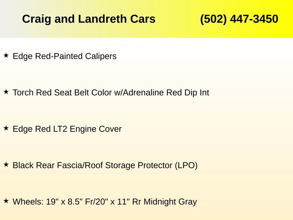 Used 2023 Chevrolet Corvette Stingray w/ Z51 Performance Package image 10