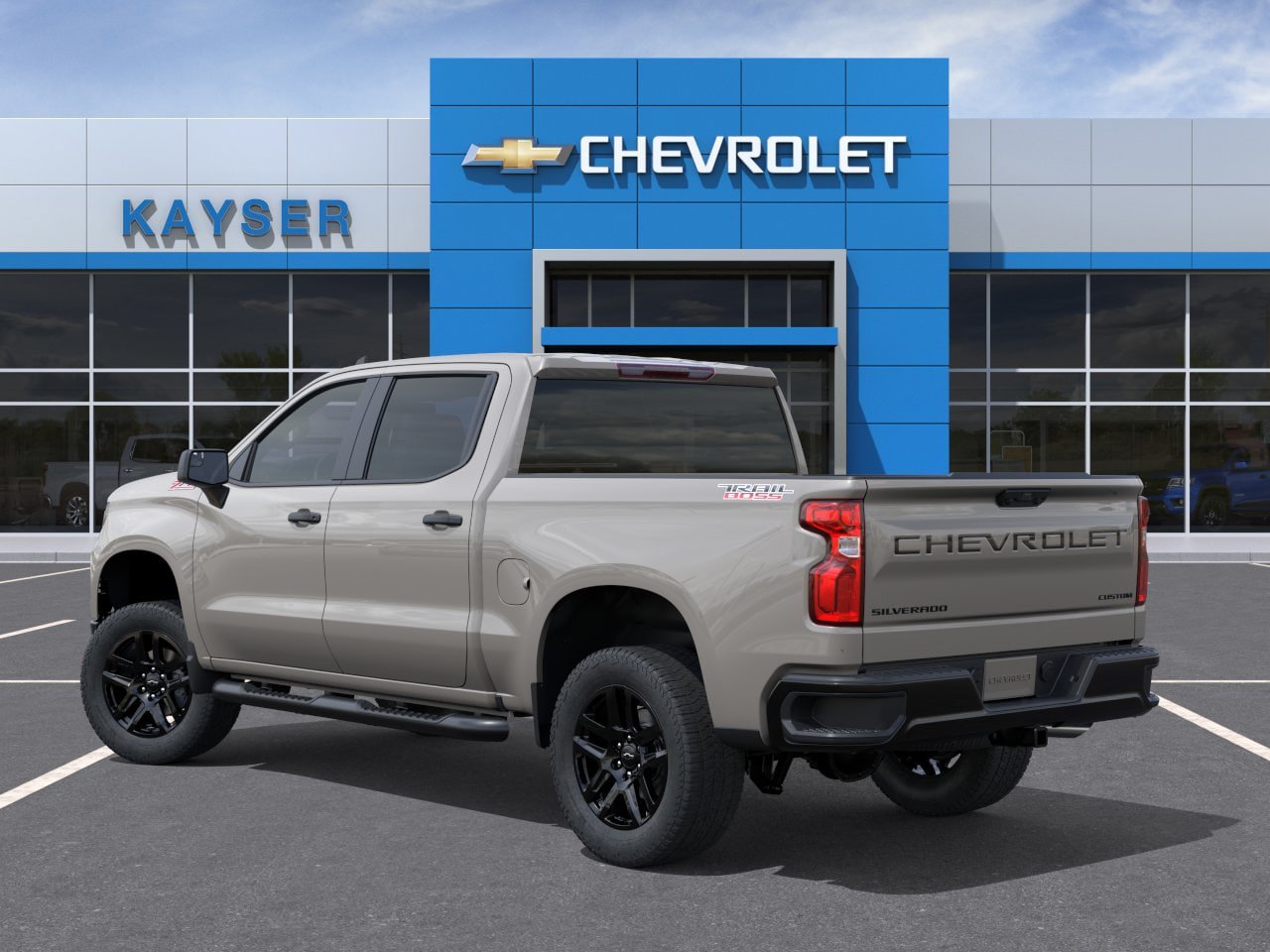 New 2026 Chevrolet Silverado 1500 Custom Trail Boss w/ LPO, Dark Essentials Package AWD/4WD image 3
