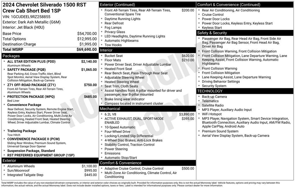 Used 2024 Chevrolet Silverado 1500 RST w/ All Star Edition Plus AWD/4WD image 9