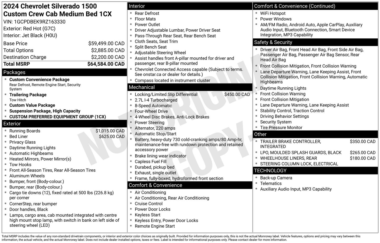 Used 2024 Chevrolet Silverado 1500 Custom AWD/4WD image 11