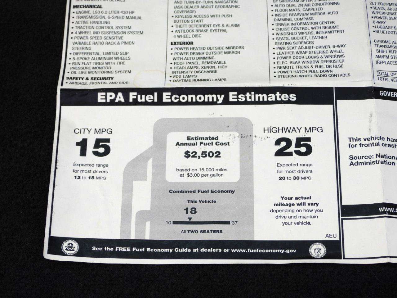 Used 2011 Chevrolet Corvette w/ 3LT w/ Preferred Equipment Group RWD image 72