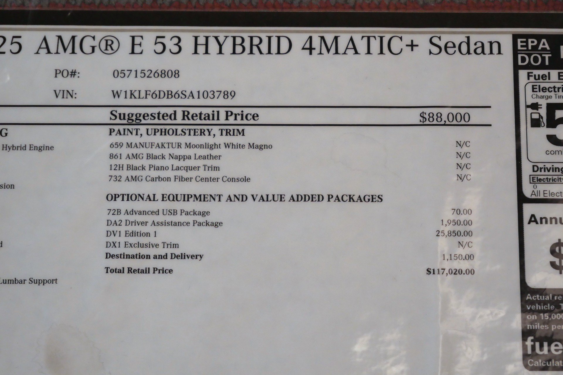 Used 2025 Mercedes-Benz E 53 AMG e 4MATIC Sedan image 24
