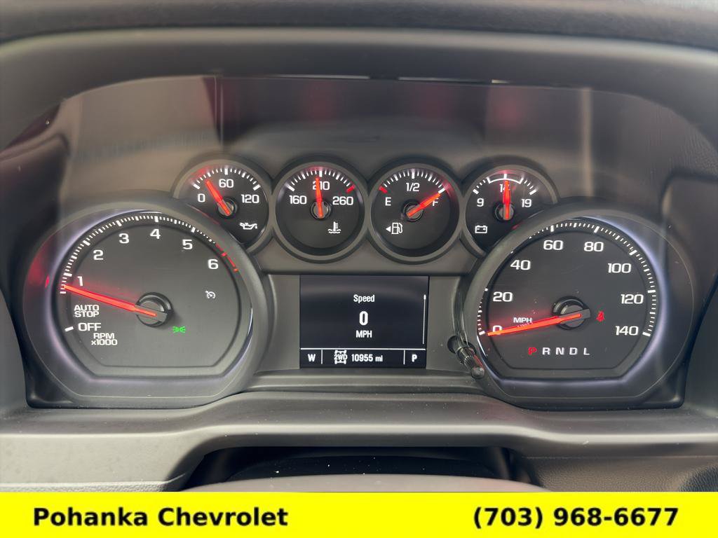 Certified 2025 Chevrolet Silverado 1500 Custom w/ Turbomax Blackout Package AWD/4WD image 9