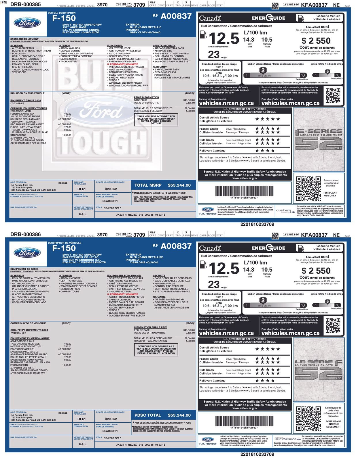 Used 2019 Ford F150 XLT w/ XTR Package AWD/4WD image 35