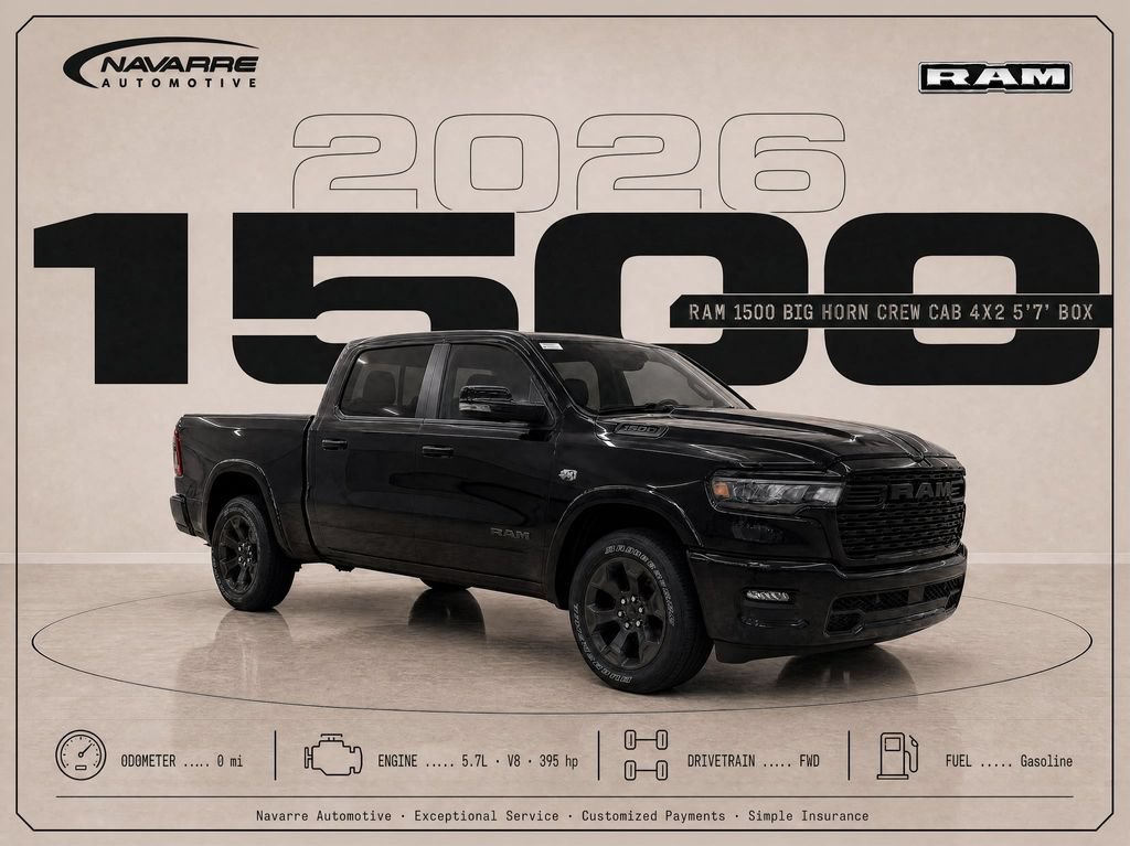 New 2026 RAM 1500 Big Horn RWD image 1