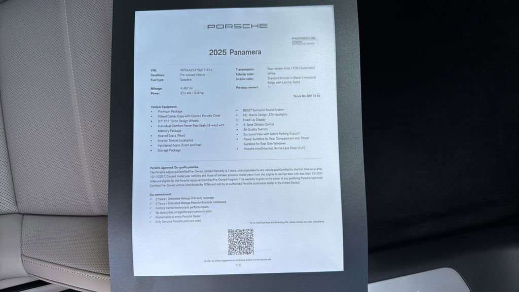 Certified 2025 Porsche Panamera image 25