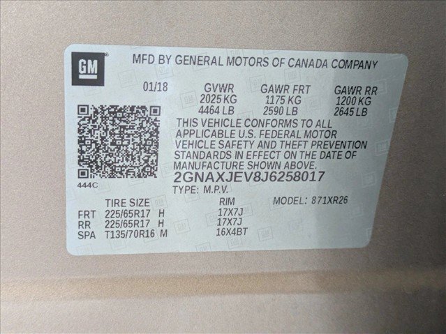 Used 2018 Chevrolet Equinox LT FWD image 15