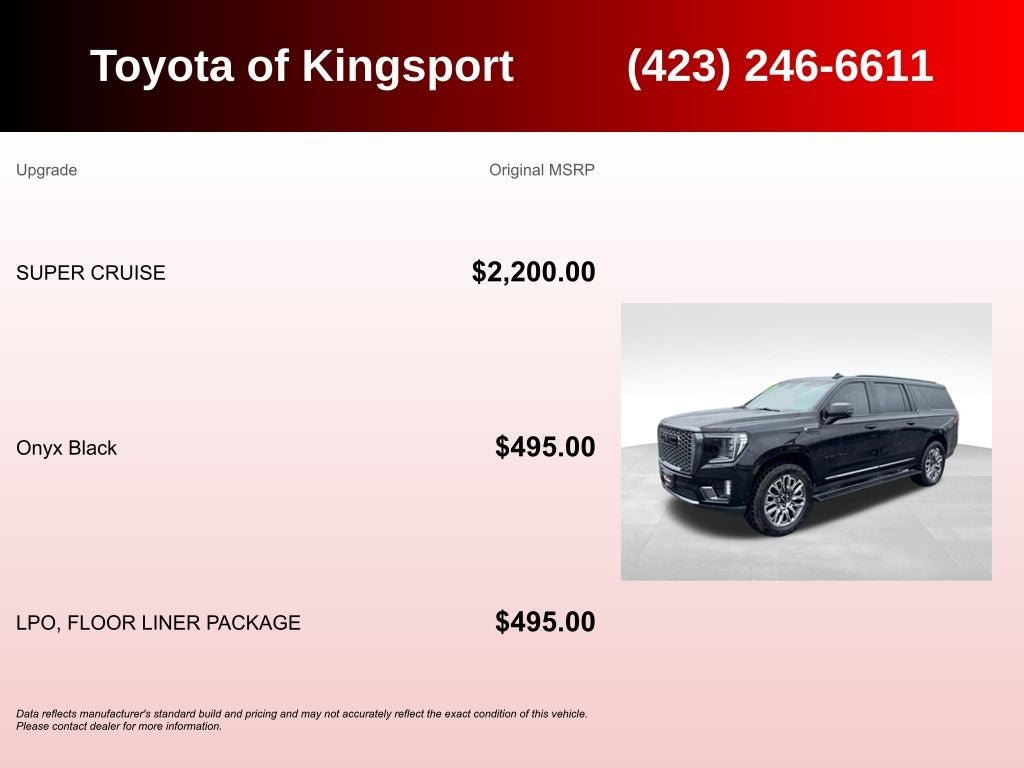 Used 2023 GMC Yukon XL Denali Ultimate w/ LPO, Floor Liner Package AWD/4WD video 3