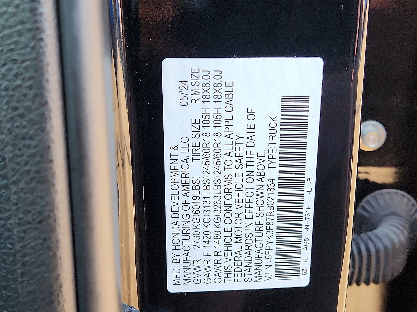 Used 2024 Honda Ridgeline Black Edition image 29