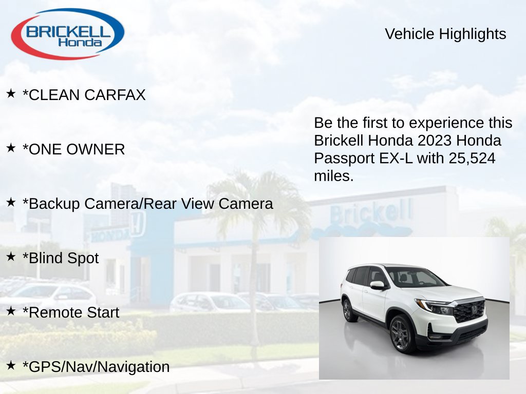 Used 2023 Honda Passport EX-L image 8