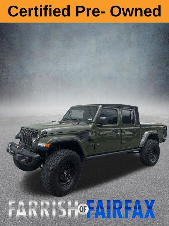Certified 2021 Jeep Gladiator Sport AWD/4WD image 1