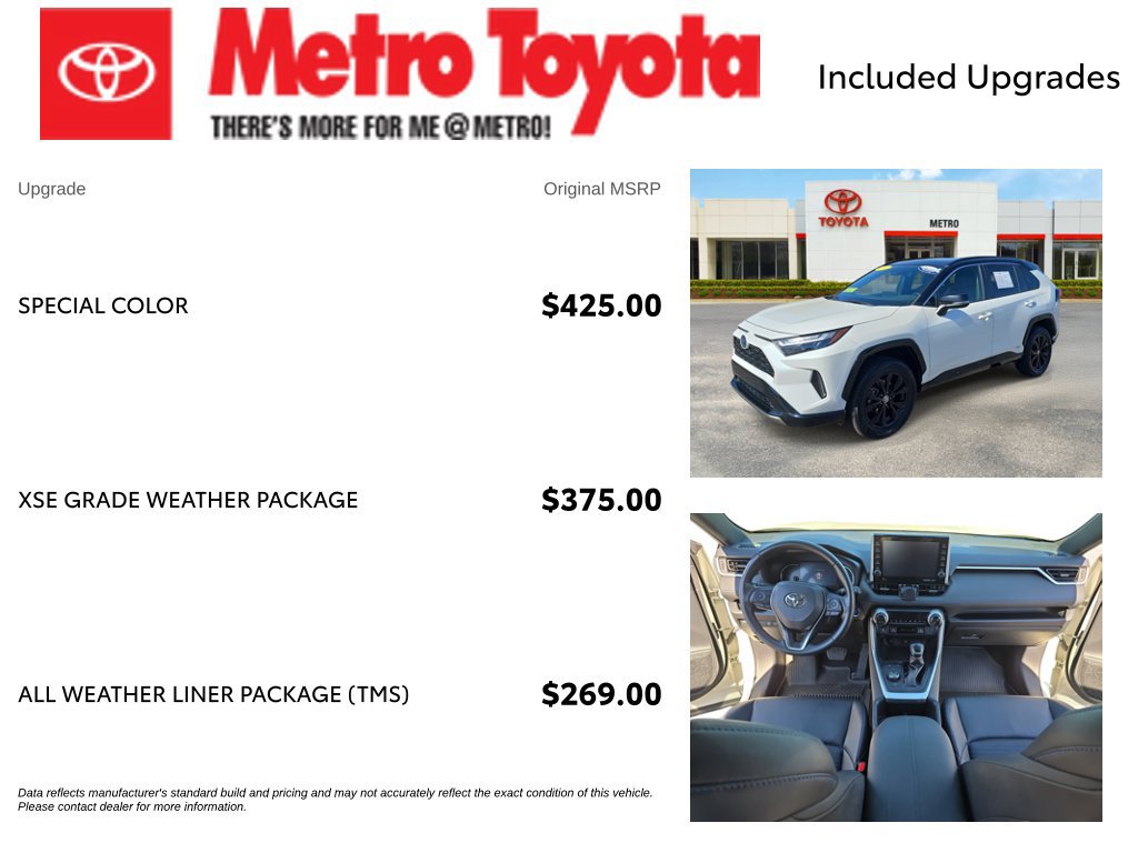 Certified 2022 Toyota RAV4 XSE w/ XSE Grade Weather Package AWD/4WD image 4