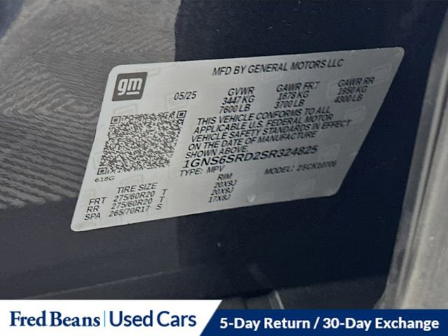 Certified 2025 Chevrolet Tahoe Premier AWD/4WD image 36