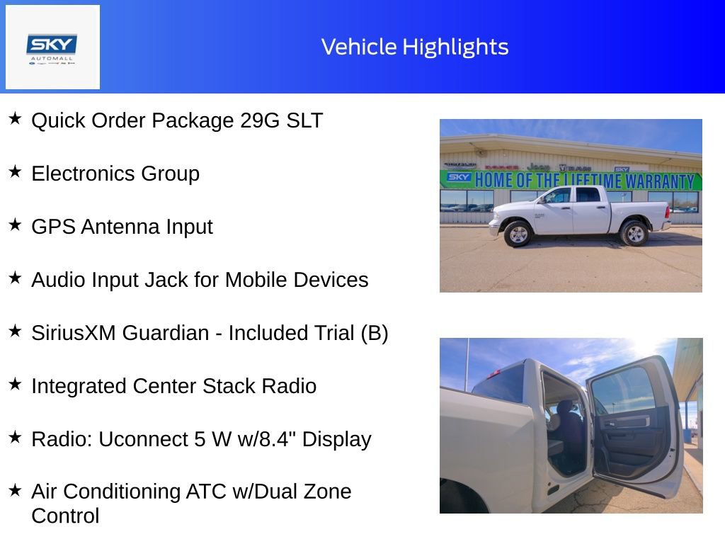 Used 2023 RAM 1500 Classic SLT w/ Electronics Group image 10