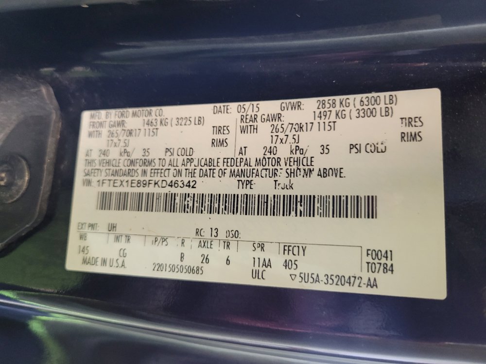 Used 2015 Ford F150 XL w/ Equipment Group 101A Mid AWD/4WD image 33
