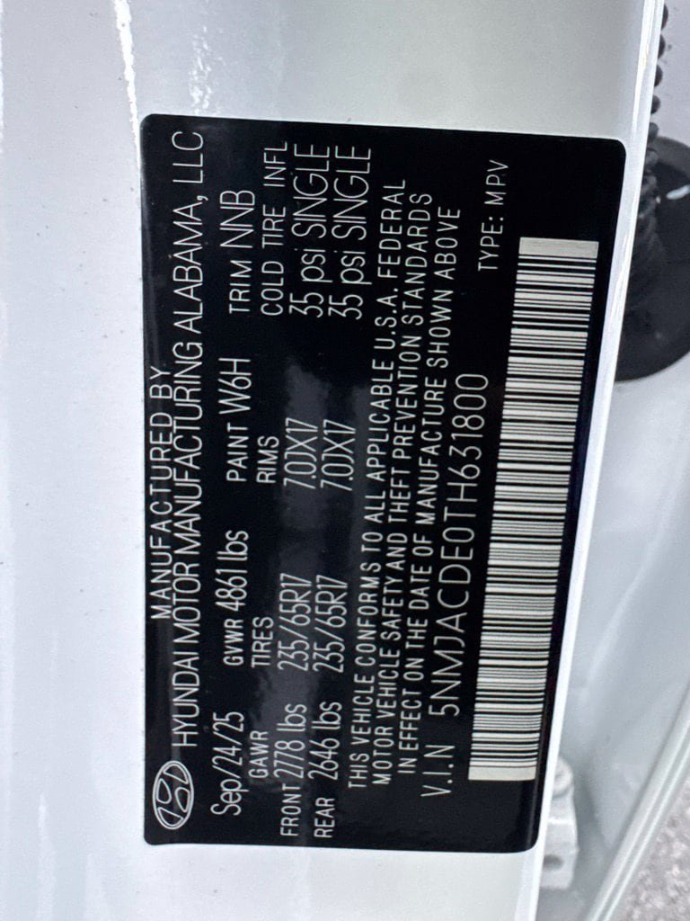 Certified 2026 Hyundai Tucson SE AWD/4WD image 10