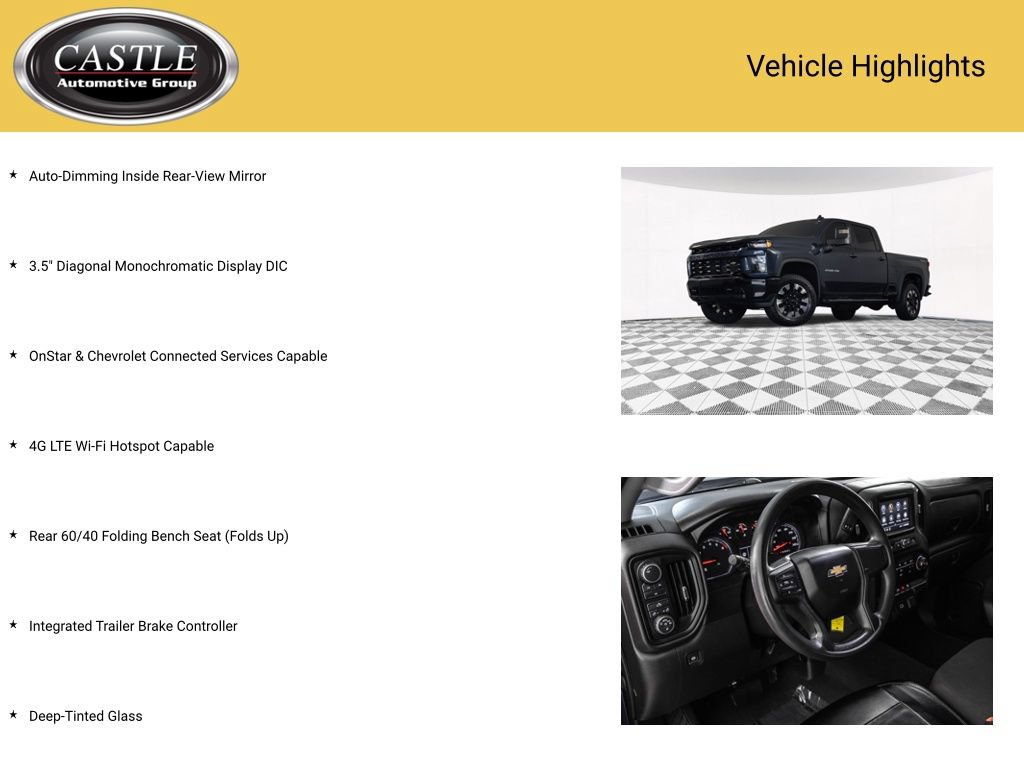 Used 2020 Chevrolet Silverado 2500 Custom w/ Custom Value Package AWD/4WD image 16
