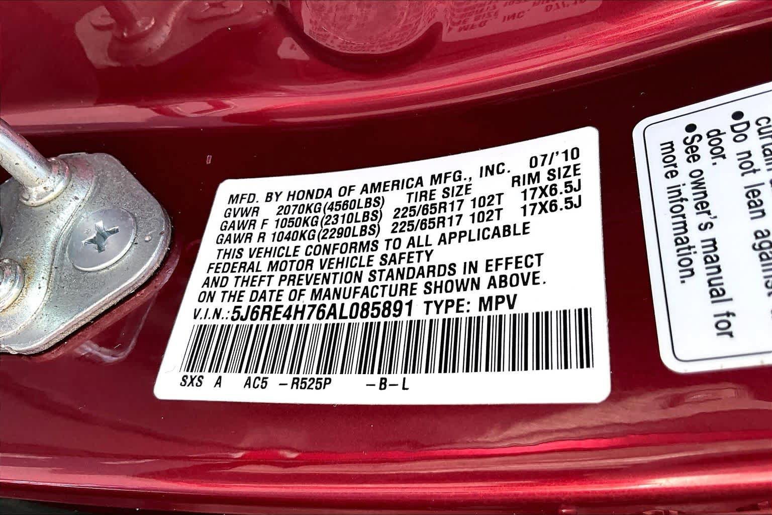 Used 2010 Honda CR-V EX-L image 35