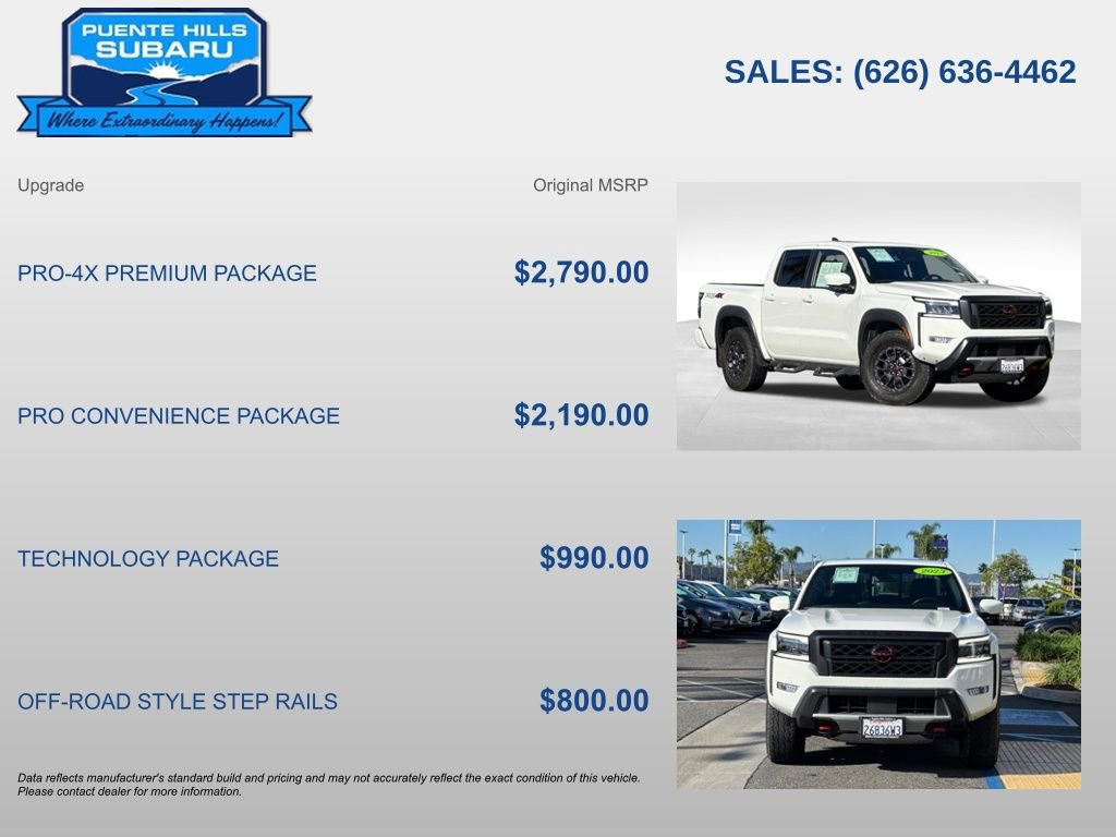 Used 2023 Nissan Frontier PRO-4X w/ Pro-4X Premium Package image 4