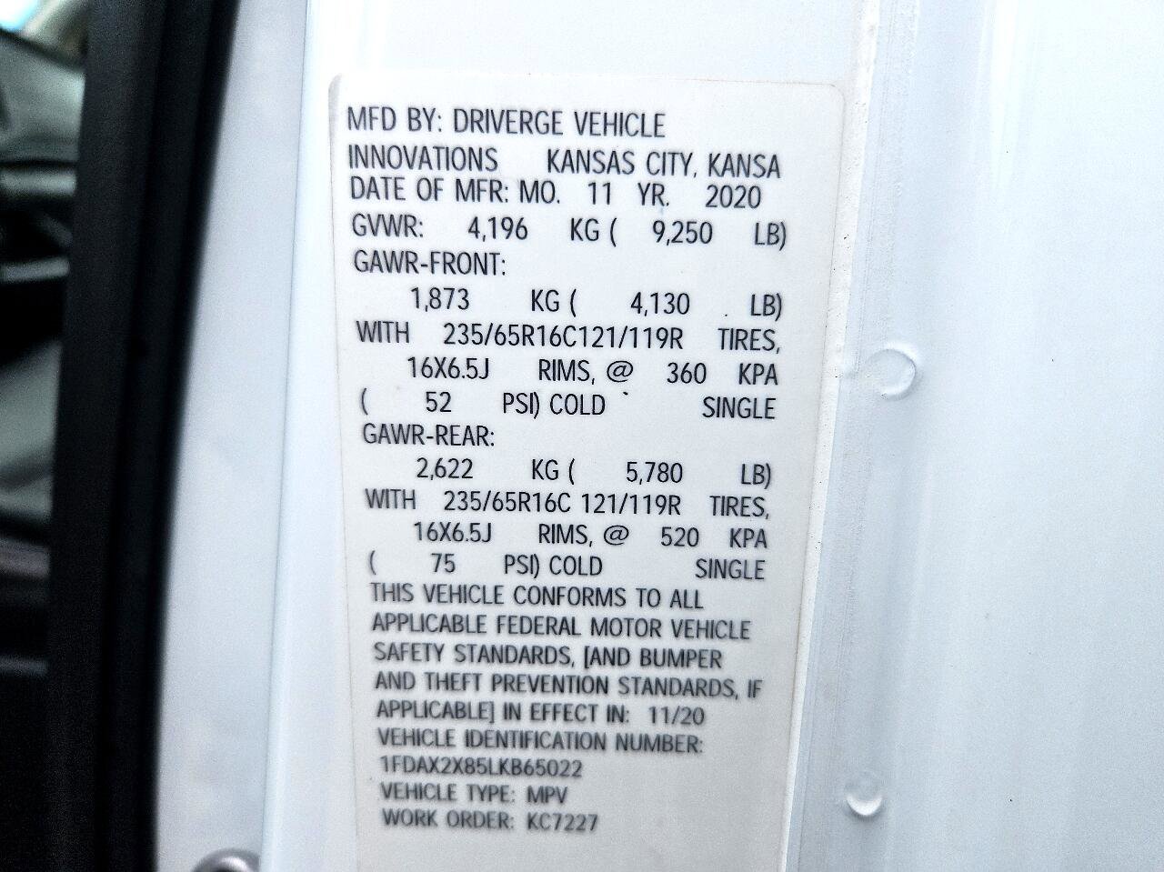 Used 2020 Ford Transit 350 XL image 57