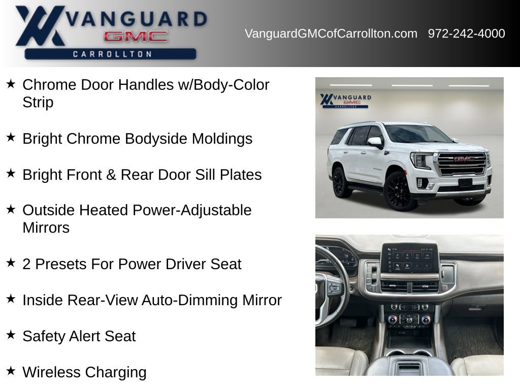 Used 2022 GMC Yukon SLT w/ SLT Luxury Package RWD image 12