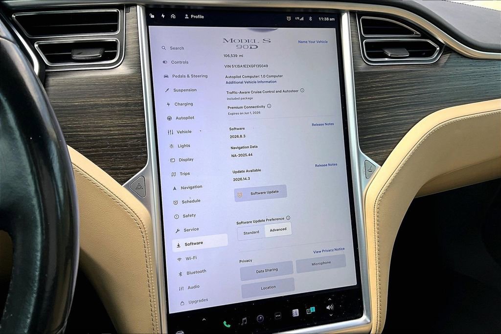 Used 2016 Tesla Model S 90D AWD/4WD image 6