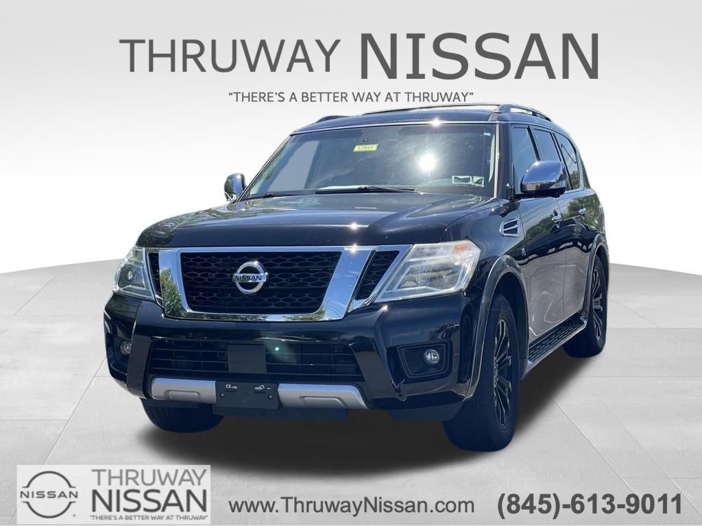 Used 2017 Nissan Armada Platinum w/ Interior Lighting Package AWD/4WD image 1