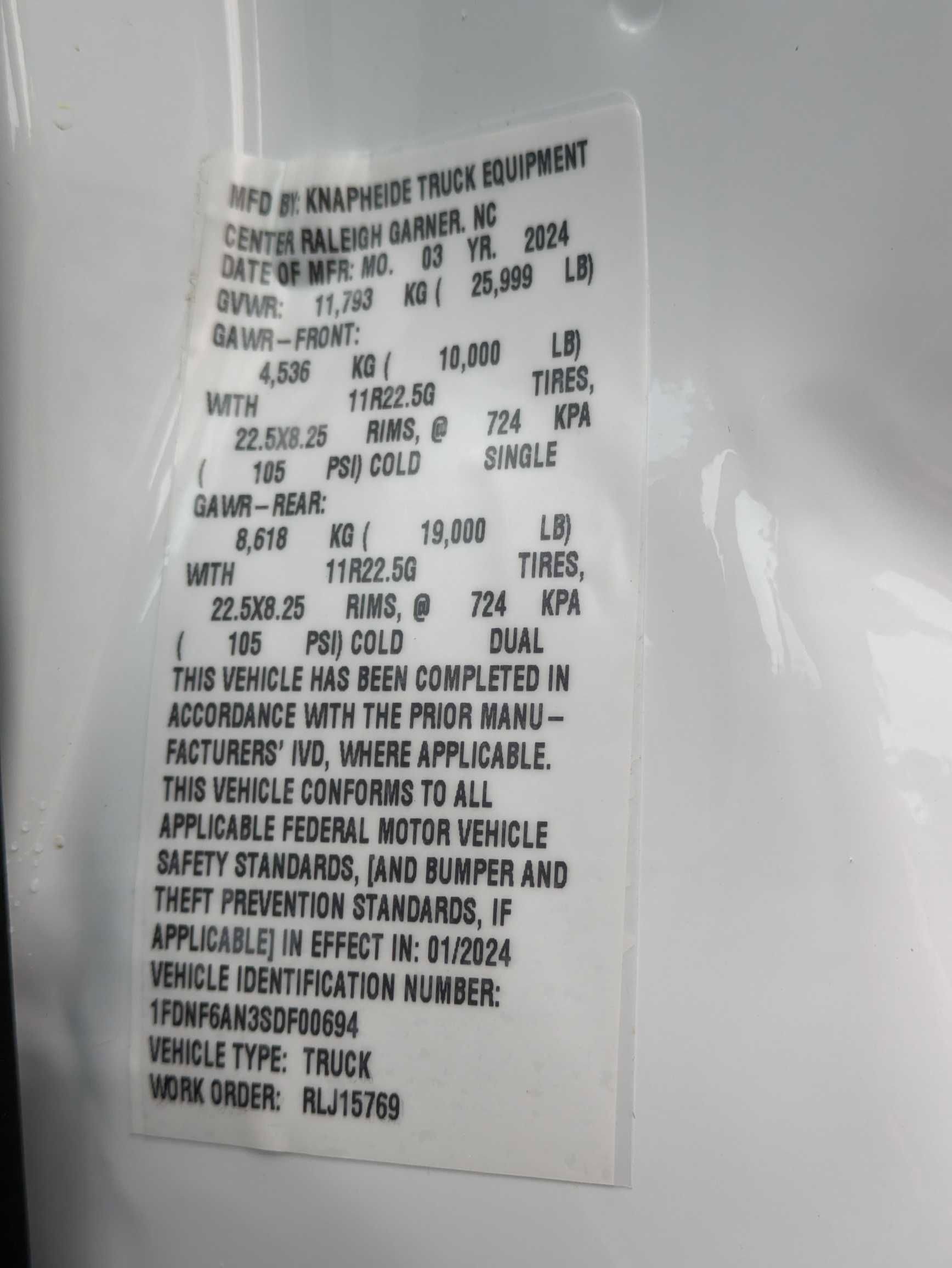 New 2025 Ford F650 2WD Regular Cab Super Duty image 34