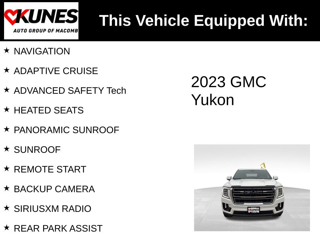Used 2023 GMC Yukon SLT image 3