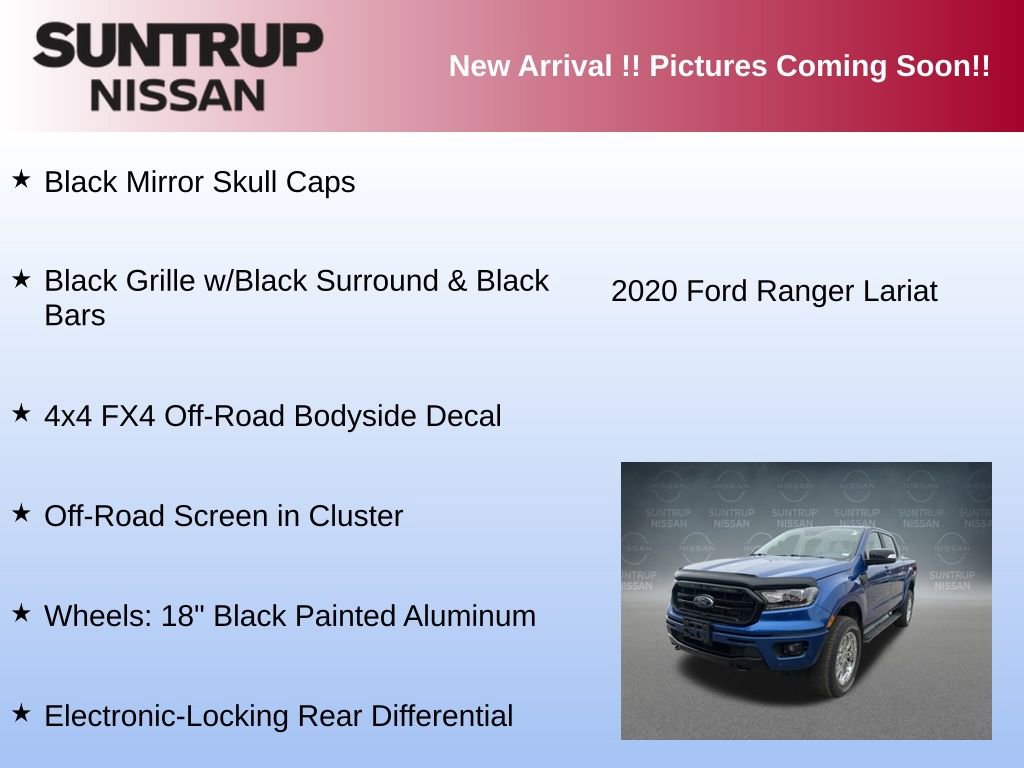 Used 2020 Ford Ranger Lariat w/ Equipment Group 501A Mid image 12