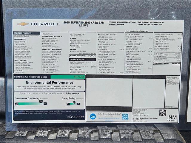 New 2025 Chevrolet Silverado 2500 LT w/ Trail Boss Package image 17