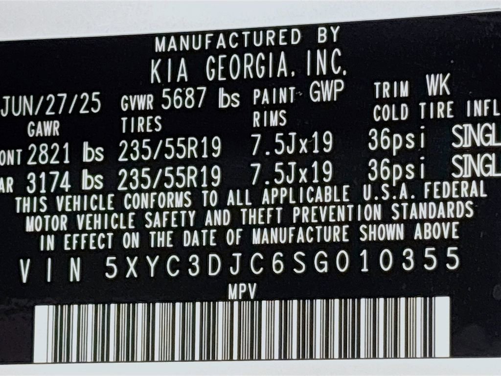 New 2025 Kia EV6 Light w/ Light LR Technology Package image 25