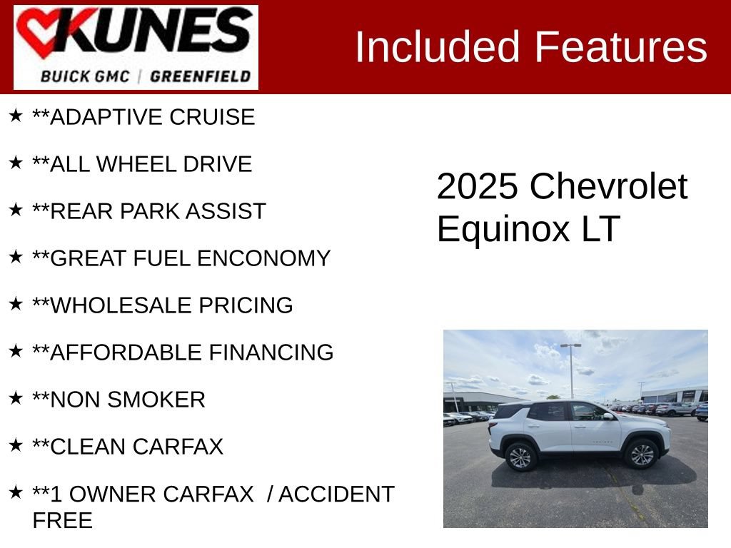 Used 2025 Chevrolet Equinox LT AWD/4WD image 3