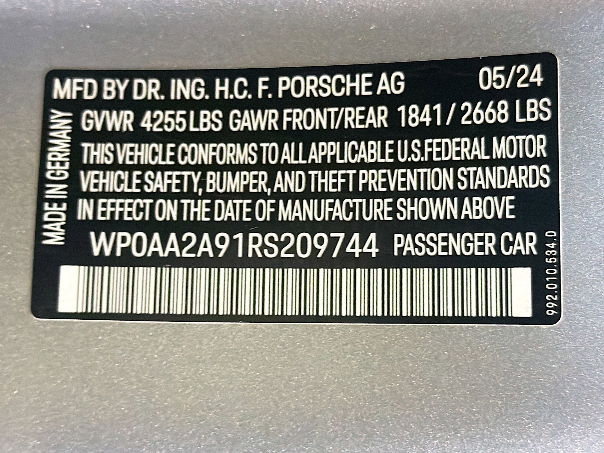 Certified 2024 Porsche 911 Carrera T image 40