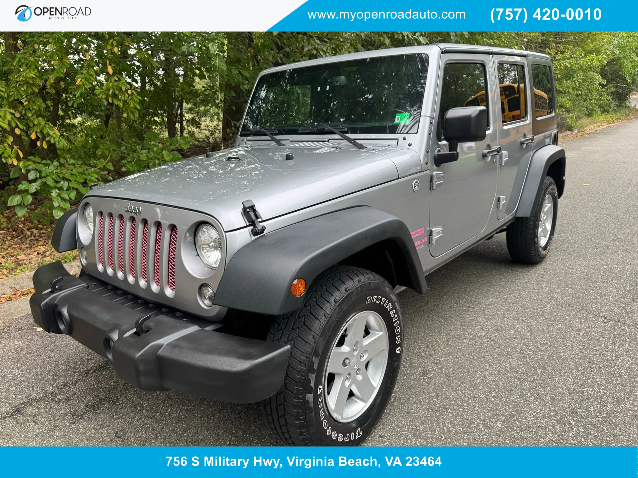 Used 2015 Jeep Wrangler Unlimited Sport w/ Quick Order Package 24S