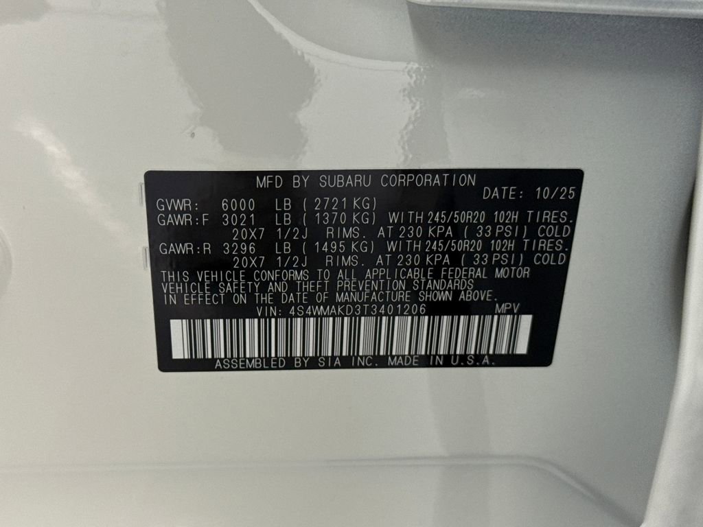 New 2026 Subaru Ascent Touring image 31