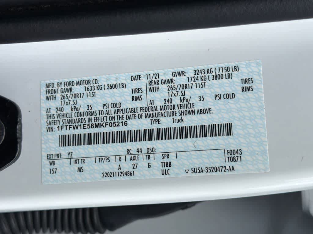 Used 2021 Ford F150 XLT AWD/4WD image 32