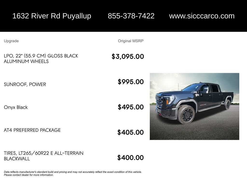 Used 2025 GMC Sierra 2500 AT4 w/ AT4 Preferred Package AWD/4WD image 5